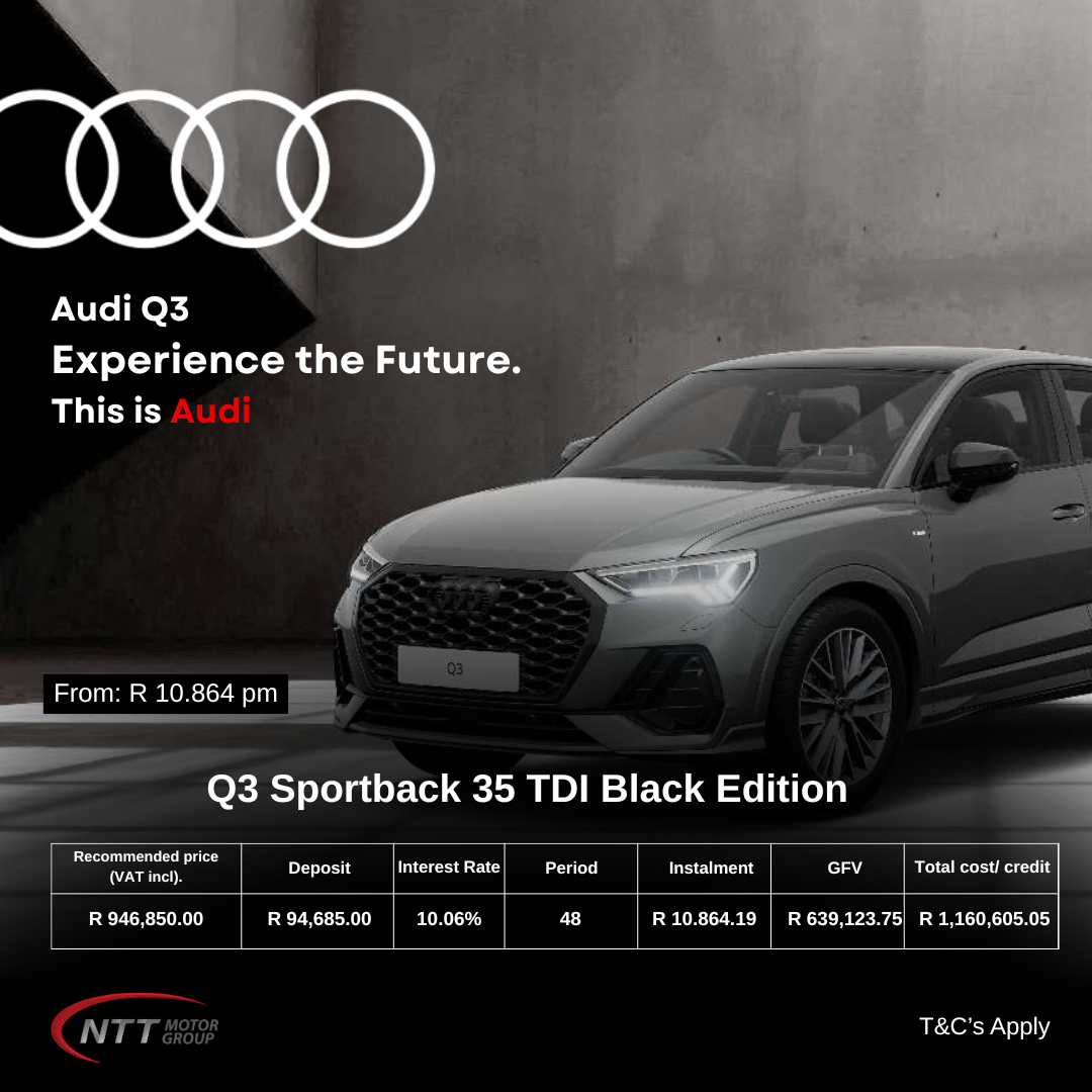 Q3 Sportback 35 TDI Black Edition Special Offer
