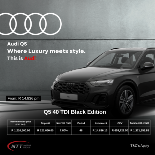 Q5 40 TDI Black Edition image from Audi Centre Paarl