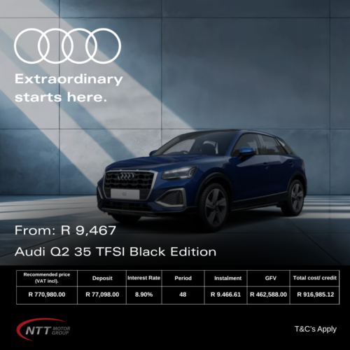 Audi Q2 35 TFSI Black Edition image from Audi Centre Paarl