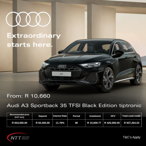 Audi A3 Sportback 35 TFSI Black Edition tiptronic image from Audi Centre Paarl