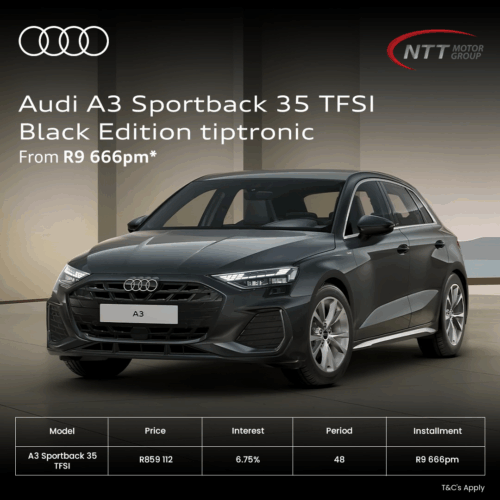 Audi A3 Sportback 35 TFSI Black Edition tiptronic image from Audi Centre Paarl