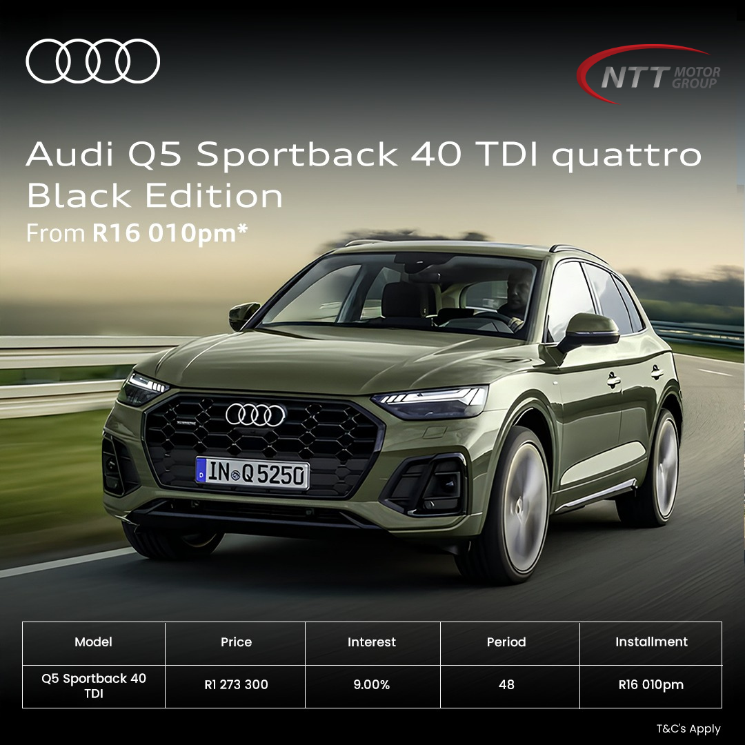 Audi Q5 Sportback 40 TDI quattro Black Edition Special Offer